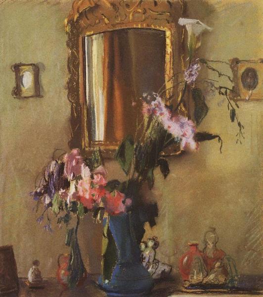 Still Life. Interior by Konstantin Somov