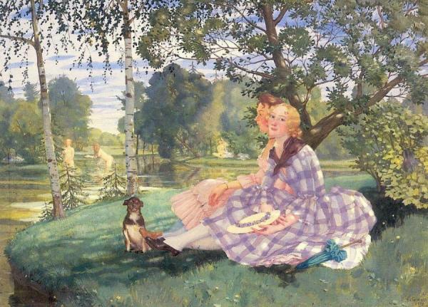 Summer by Konstantin Somov