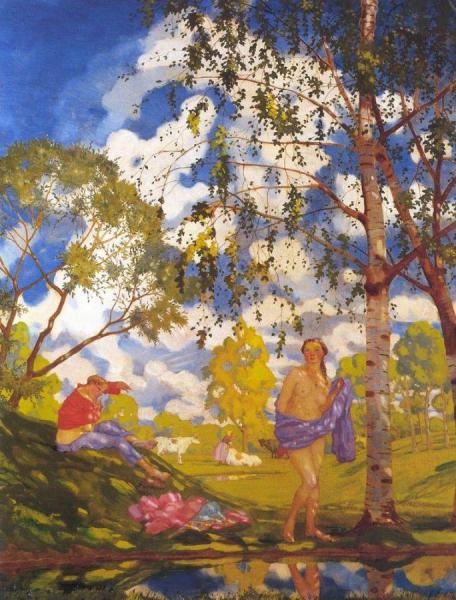 Summer Morning by Konstantin Somov