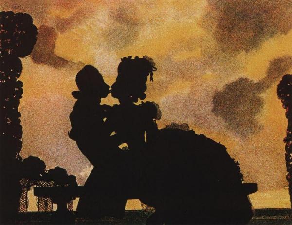 The Kiss by Konstantin Somov
