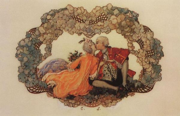 The Kiss by Konstantin Somov