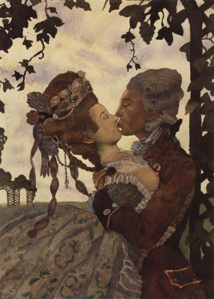 Konstantin Somov The Kiss