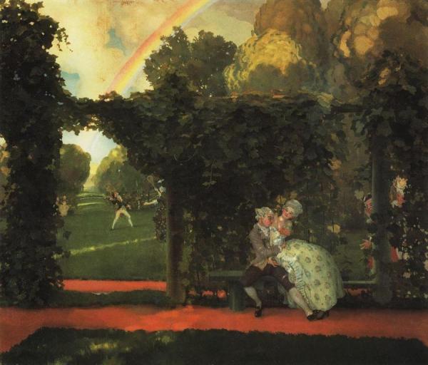 The Mocked Kiss by Konstantin Somov