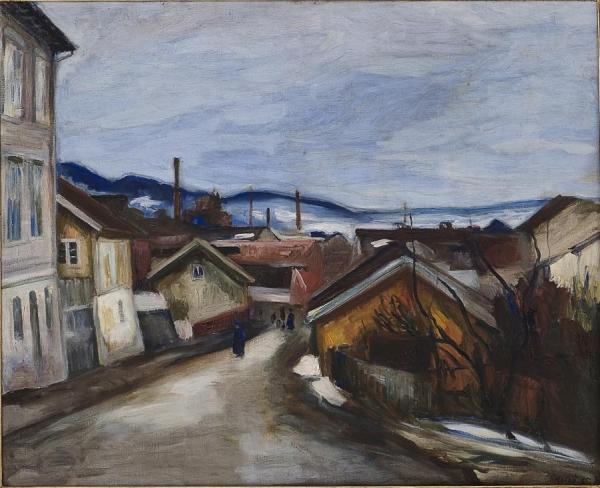 Spring Evening In Lillehammer by Kristen Holbø
