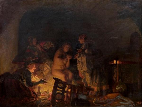 Kristian Zahrtmann Leonora Christina Stripped And Seached By The Servants Of Queen Sofie Amalie