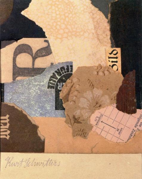 Collage by Kurt Schwitters Oil Painting Reproductions