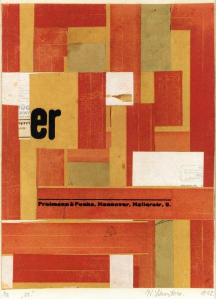 Mz 'er' by Kurt Schwitters