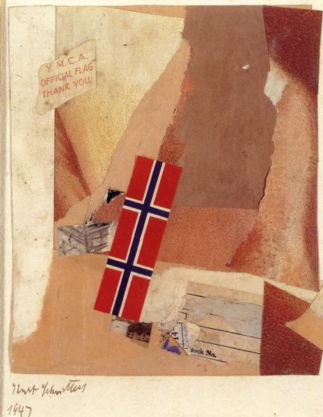 Norwegian Flag; Ymca Official Flag by Kurt Schwitters Oil Painting Reproductions
