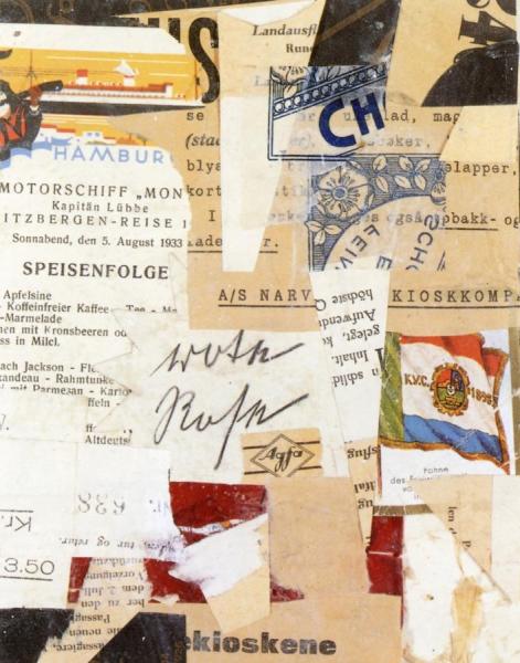 Red Rose by Kurt Schwitters