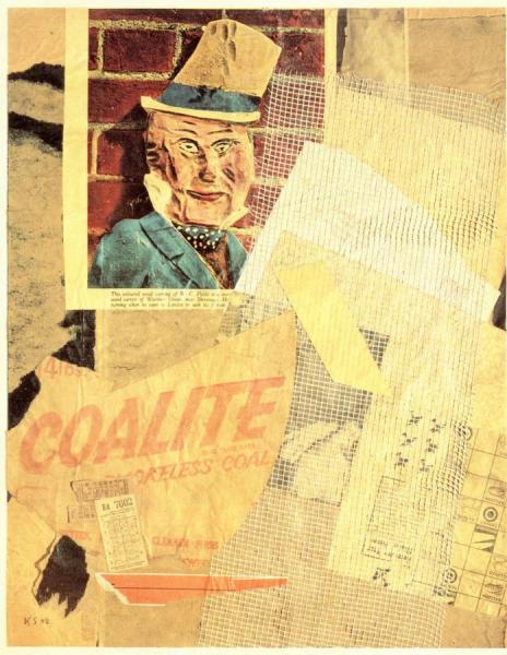 W.c. Fields by Kurt Schwitters
