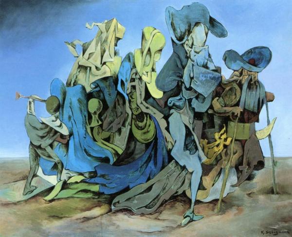 Migrants by Kurt Seligmann Oil Painting Reproductions