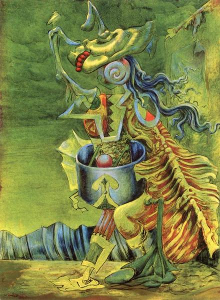 Nictambulation by Kurt Seligmann Oil Painting Reproductions