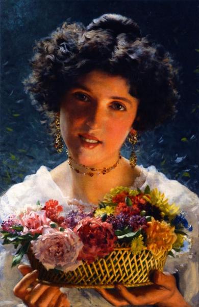 The Bouquet by Ladislas Von Czachorski