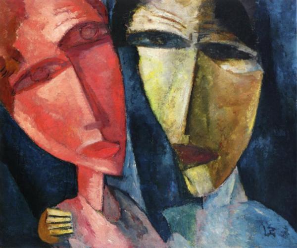 Two Heads by Lasar Segall