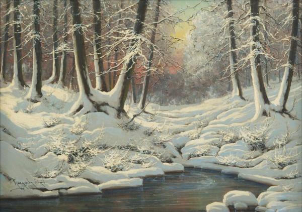 Laszlo Neogrady Snowscape