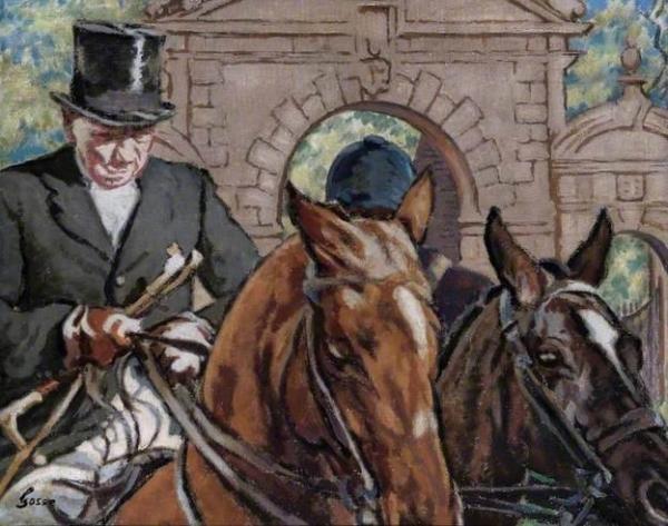 Laura Sylvia Gosse Huntsmen Before The Gates Of Hibouville