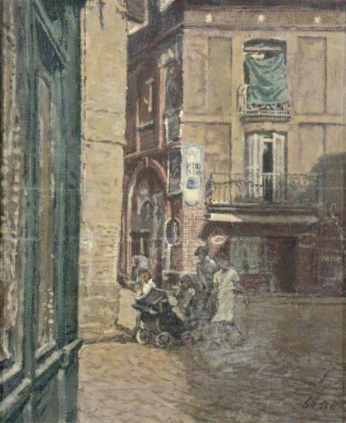 La Rue Cousine, Dieppe, France by Laura Sylvia Gosse