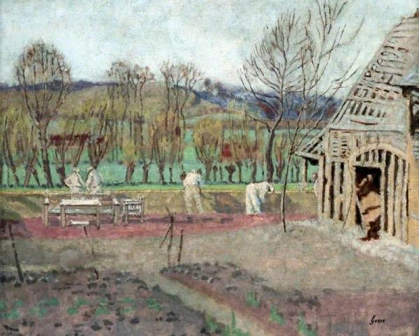 Les Cinq Maçons by Laura Sylvia Gosse Oil Painting Reproductions