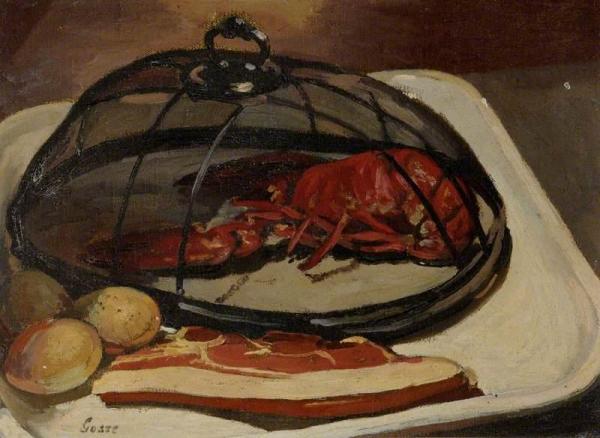 Still Life With A Lobster by Laura Sylvia Gosse