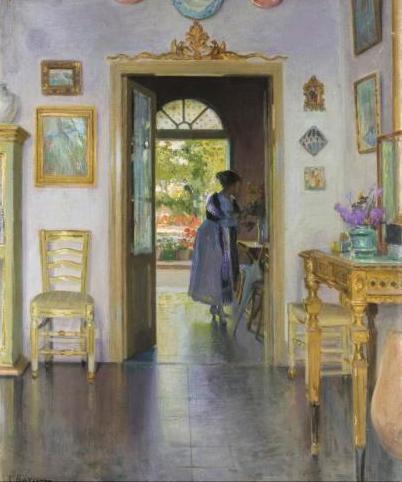 Mujer En El Interior by Laureano Barrau