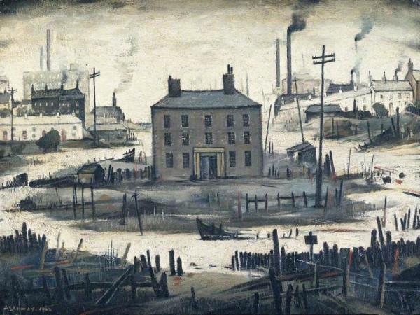 An Island by Laurence Lowry