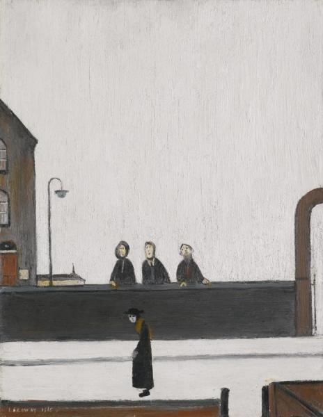 The Lookers On by Laurence Lowry