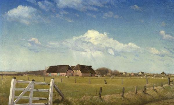 A Danish Landscape by Laurits Andersen Ring