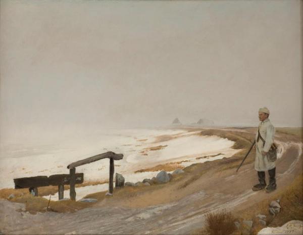 Foggy Winter's Day by Laurits Andersen Ring