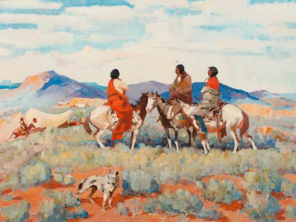Along The Old Trail, 1927 by Laverne Nelson Black