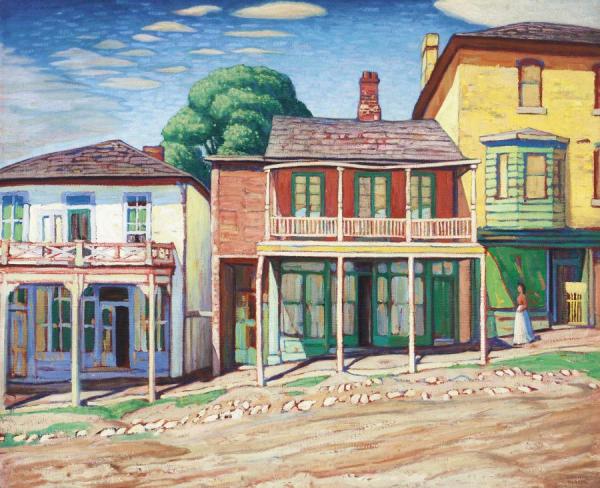 Street In Barrie, Ont. by Lawren Stewart Harris