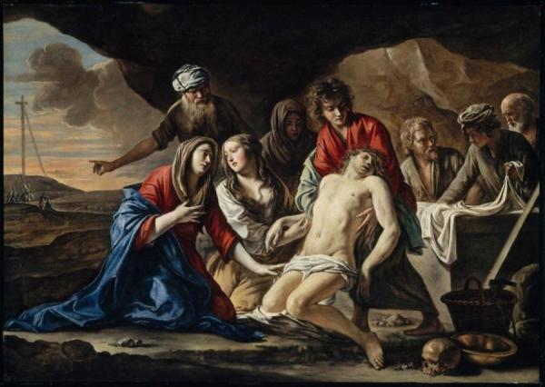 The Entombment Of Christ by Le Nain Brothers Oil Painting Reproductions