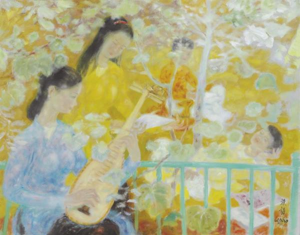 The Recital In The Garden (le RÉcital Au Jardin) by Le Pho