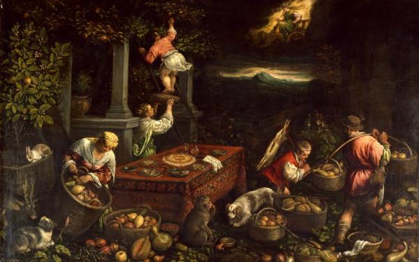 Allegory Of The Element Earth by Leandro Bassano