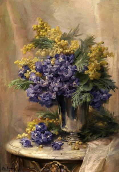 Still Life With Flowers by Leo Louppe
