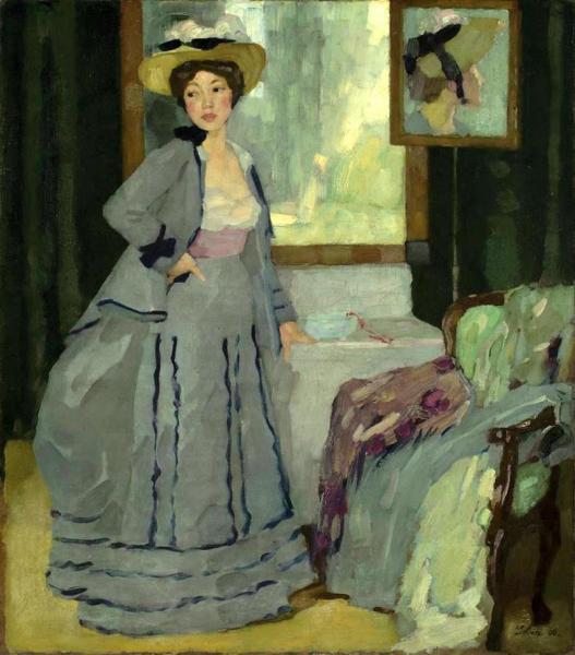 Before Going Out by Leo Putz