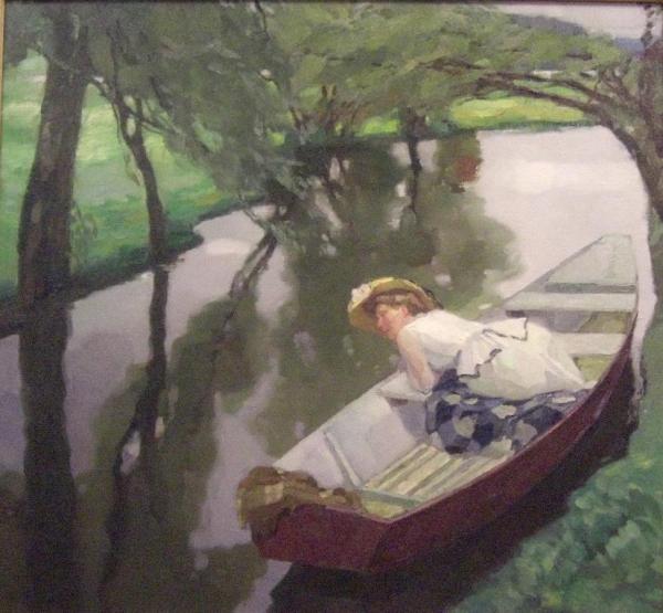 In A Boat by Leo Putz
