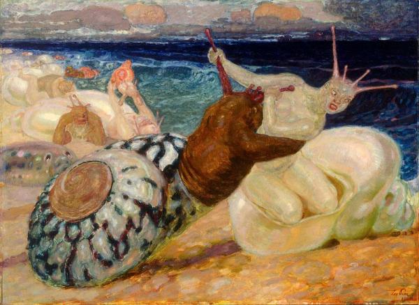 Snail Fight by Leo Putz