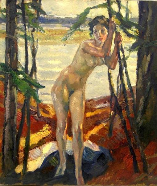 Unknown by Leo Putz Oil Painting Reproductions