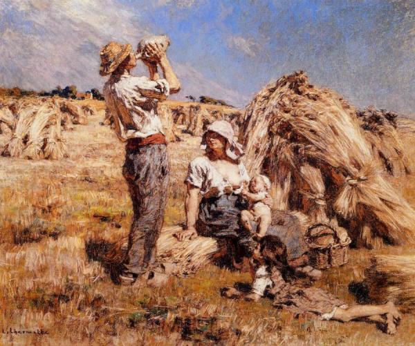 Leon Augustin Lhermitte Motherhood