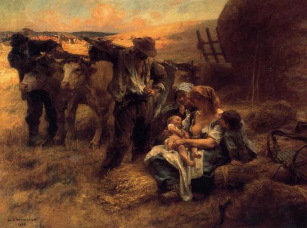 Leon Augustin Lhermitte The Family