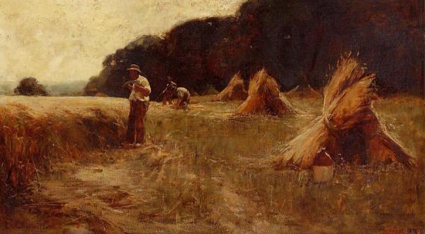 The Harvesters by Leon Augustin Lhermitte