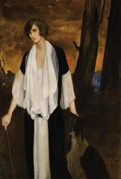 Portrait Of Rachel Strong, The Future Countess Henri De Boisgelin by Léon Bakst Oil Painting Reproductions