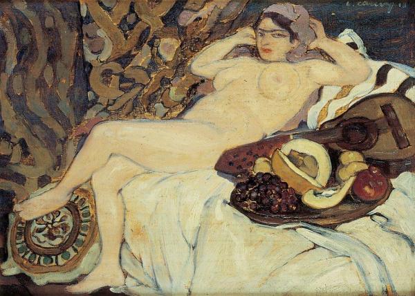 Odalisque Beauty (la Belle Odalisque) by Léon Cauvy