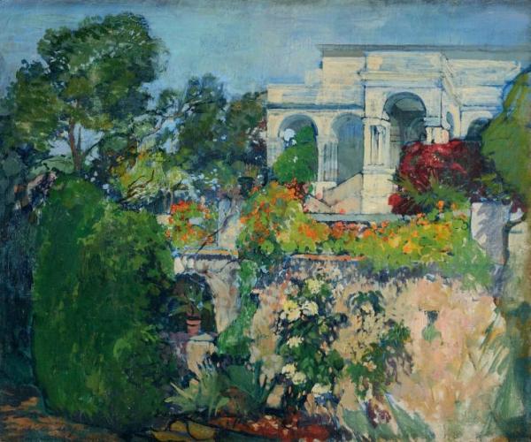 The Gardens Of The Villa Abd-el-tif, Algiers by Léon Cauvy