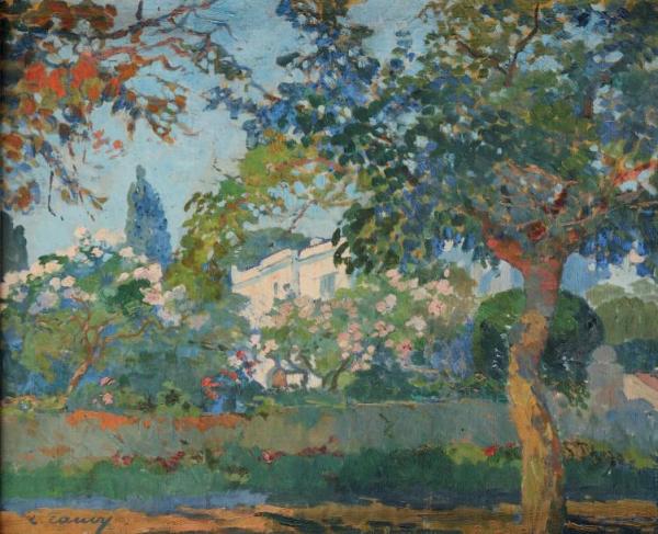 The Gardens Of The Villa Abd-el-tif, Algiers by Léon Cauvy