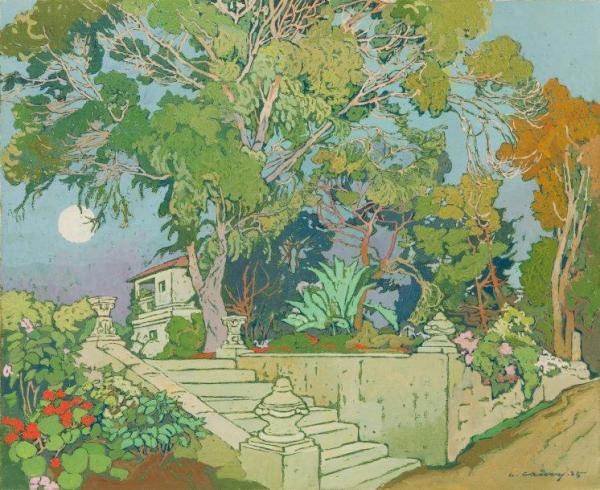 Villa Above Algiers by Léon Cauvy