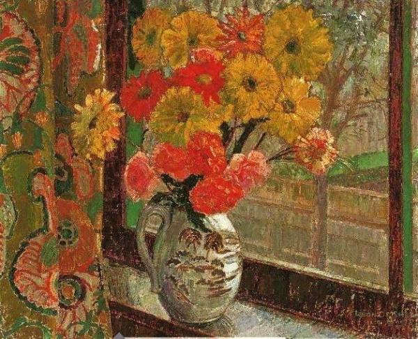 A Vase Of Flowers by Leon De Smet