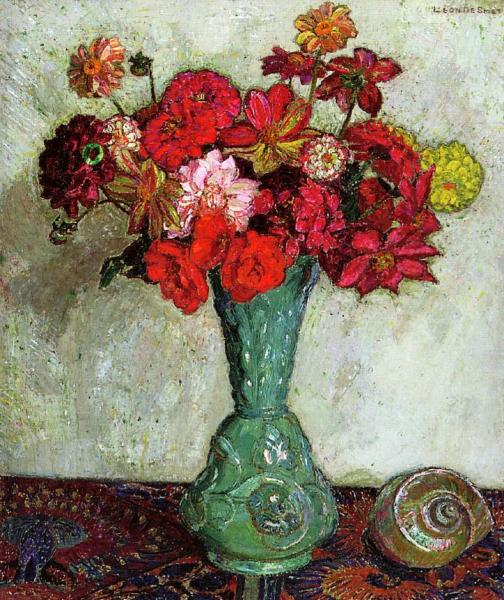 Flower Still Life by Leon De Smet