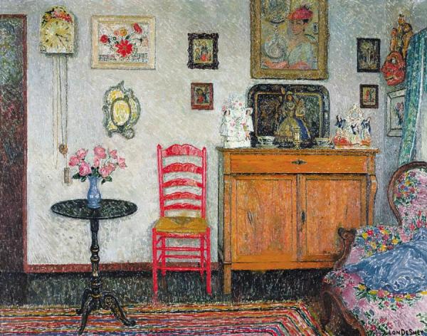 Interior Of The Artist's House by Leon De Smet