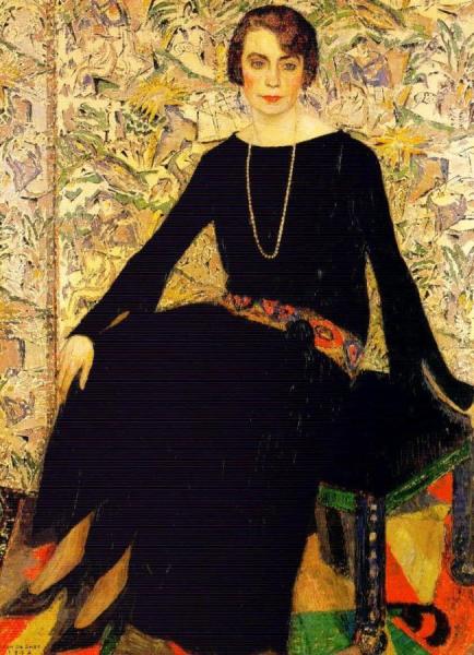 Mrs.norine Van Hecke by Leon De Smet